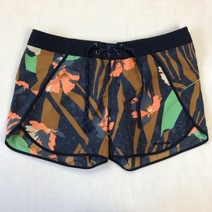 Women’s Patagonia Floral Blue Green Pink Shorts 4